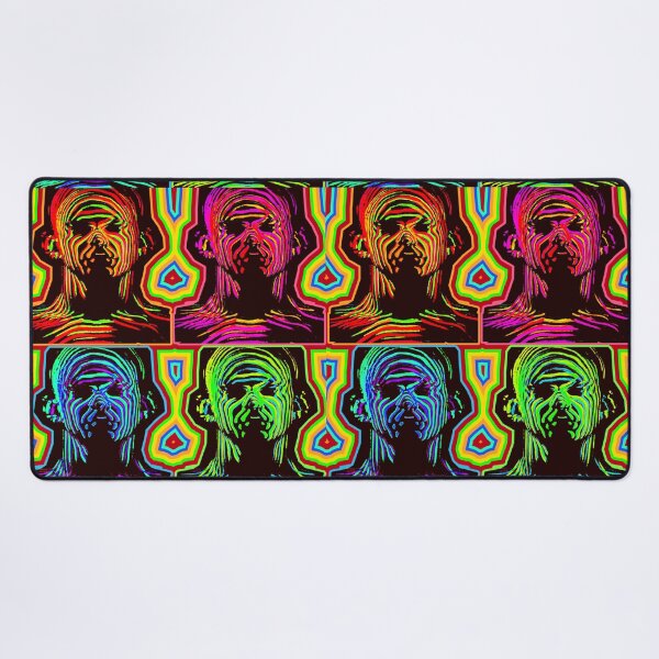 Item preview, Four Panel Psychedelic Contour Faces designed and sold by weirdove.