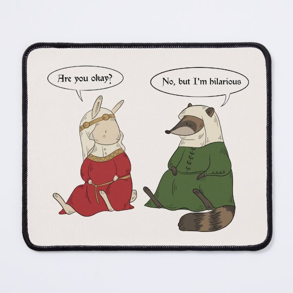 Item preview, are you okay? no, but I'm hilarious designed and sold by BaHumbugi.