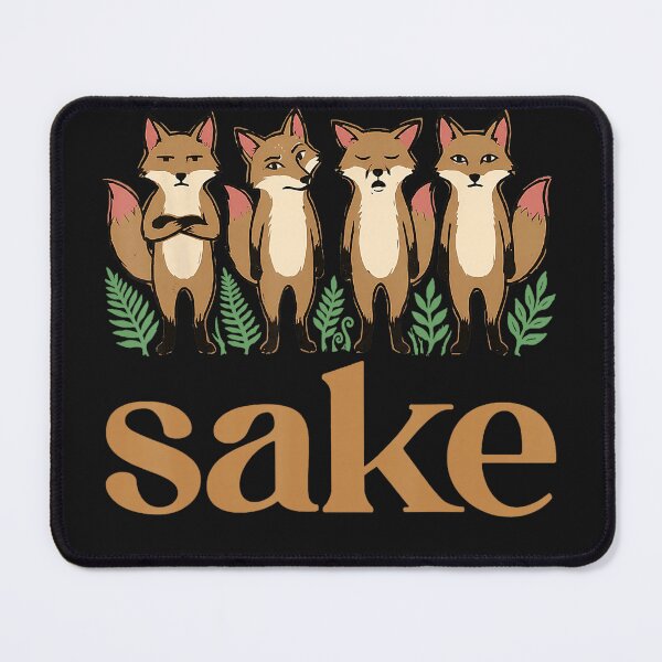 Item preview, Sake Funny Fox Pun Humor Animal Lover Wordplay designed and sold by Moscettakkk.