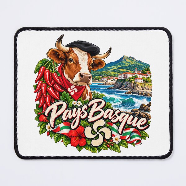 Item preview, Basque Cow – Basque Country Coast & Mountains. designed and sold by Gino64.