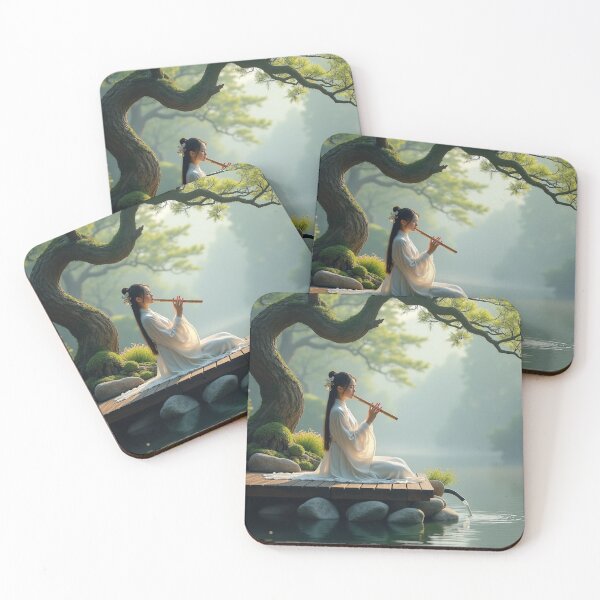 Item preview, Morning Raga at the Water Garden - Tranquil Reflections designed and sold by nhk999.
