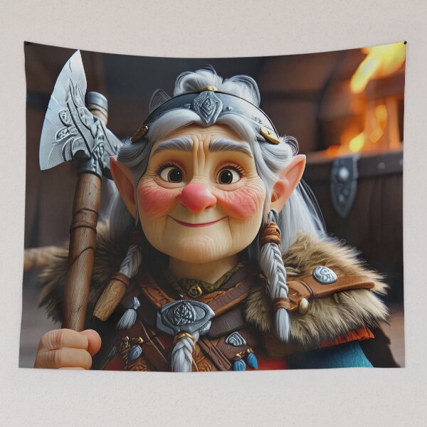 Item preview, Old Fart as a Viking designed and sold by Colin Bentham.