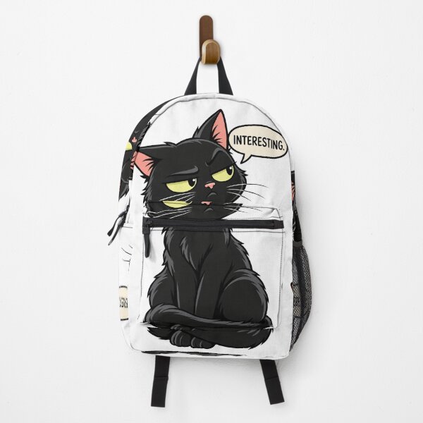 Artikelvorschau, Interesting Black Cat Side Eye Reaction Meme entworfen und verkauft von MOTIFOLK.
