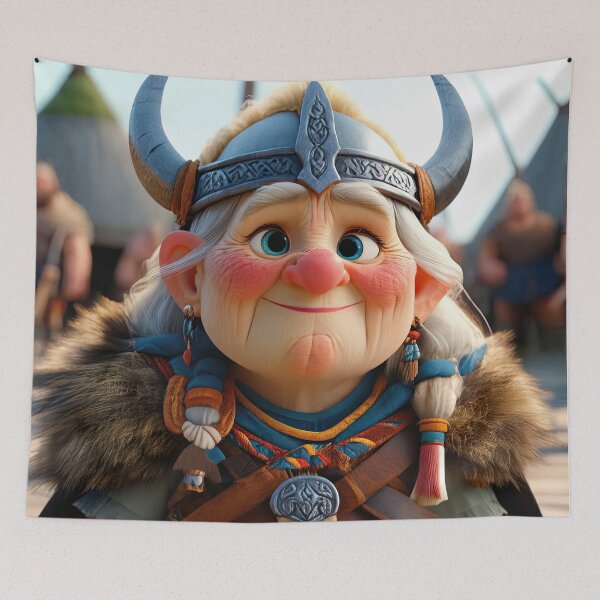 Item preview, Old Fart as a Viking designed and sold by Colin Bentham.
