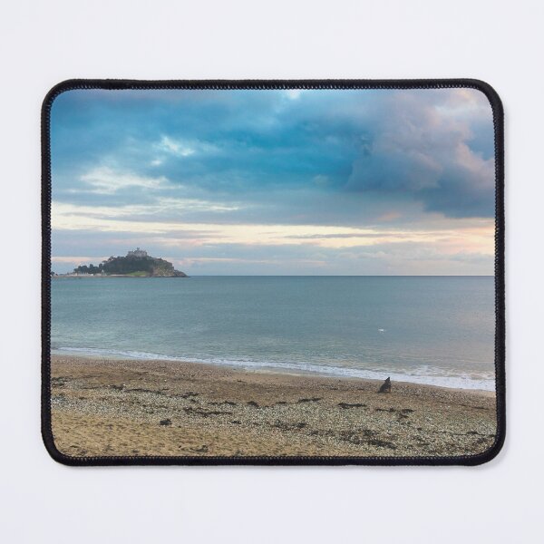 Item preview, St Michael's Mount a Dog and a Drone at Sunset designed and sold by Terri Waters Photography & Design.