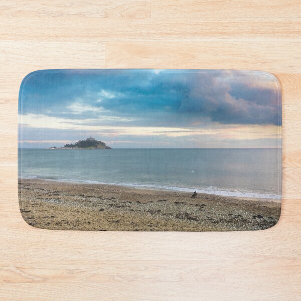 Item preview, St Michael's Mount a Dog and a Drone at Sunset designed and sold by Terri Waters Photography & Design.
