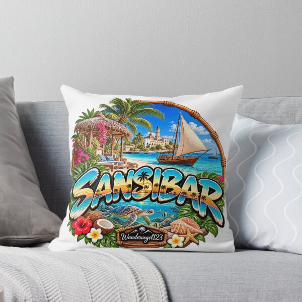 Item preview, Zanzíbar, Tanzania: Playa tropical, mar y paraíso insular. designed and sold by Wandervogel123.