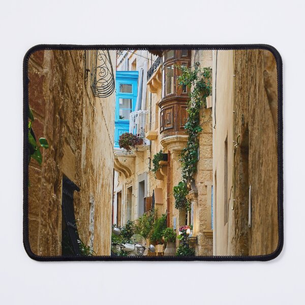 Item preview, Vintage Scooter Parked In Narrow Maltese Alleyway designed and sold by Russone.