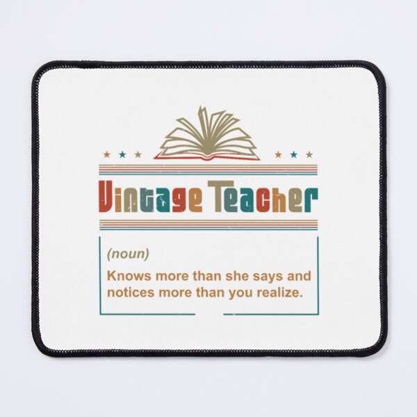 Item preview, Vintage Teacher Definition Old School Retro Back T designed and sold by eiliyahm-cclur.