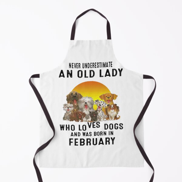 Item preview, Vintage Old Lady Love Dogs Birthday Milestone Print designed and sold by SumBedna79.