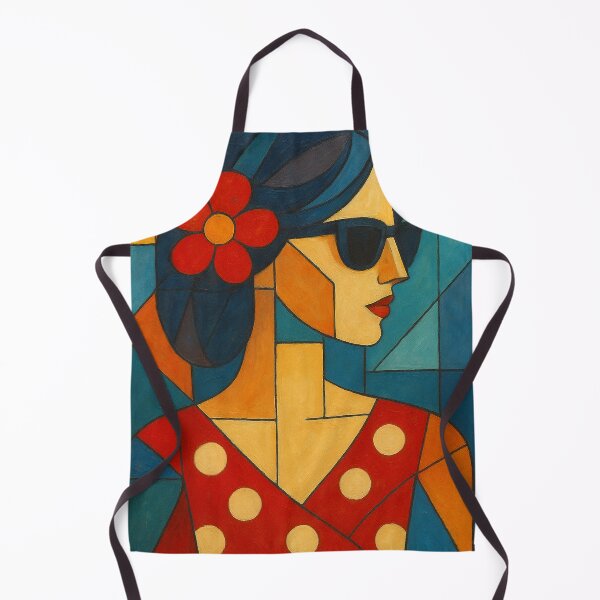 Item preview, Stylish Woman with Polka Dot dress Illustration – Elegant Fashion Portrait designed and sold by GalleryKauffeld.