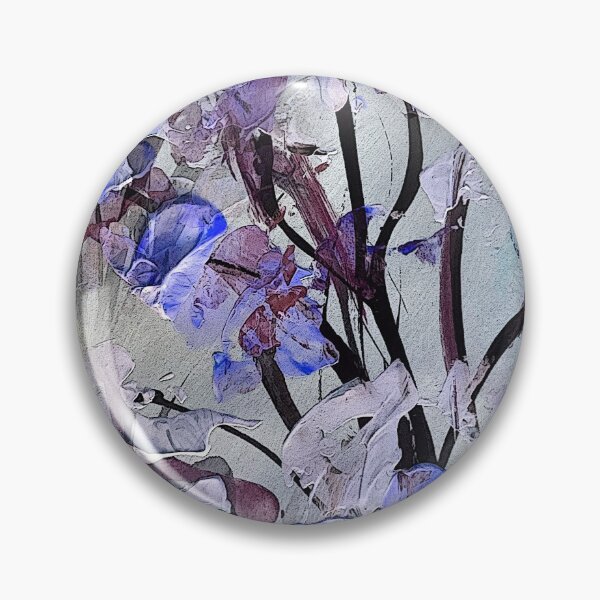 Artikelvorschau, Impressionistischer blauer Frühlingsblumengarten entworfen und verkauft von Artistestella.