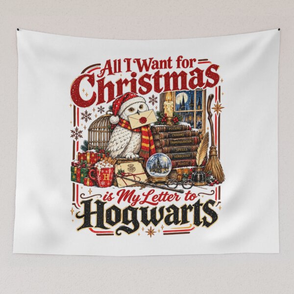 Item preview, All I Want for Christmas Is My Hogwarts Letter designed and sold by levidllia.