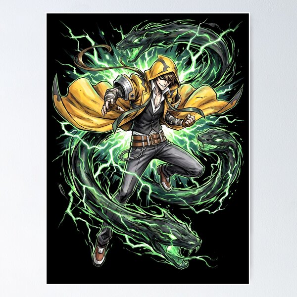 Item preview, Yuuki Terumi BlazBlue Fighting Game Graphic Tee designed and sold by Senpaiwaves.
