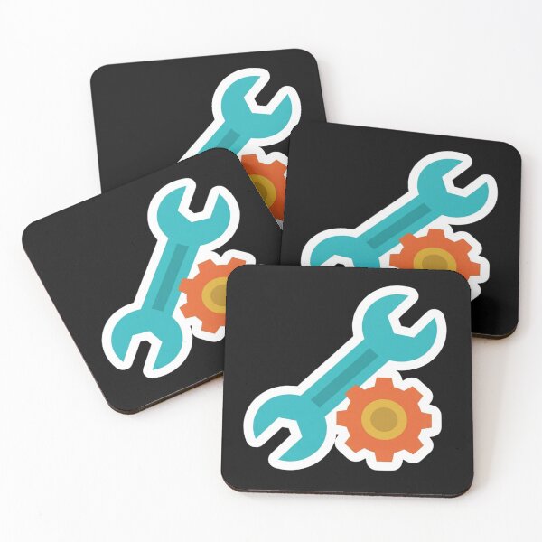 Item preview, Mechanic Wrench And Gear Tool Symbol    designed and sold by bvdesignart.