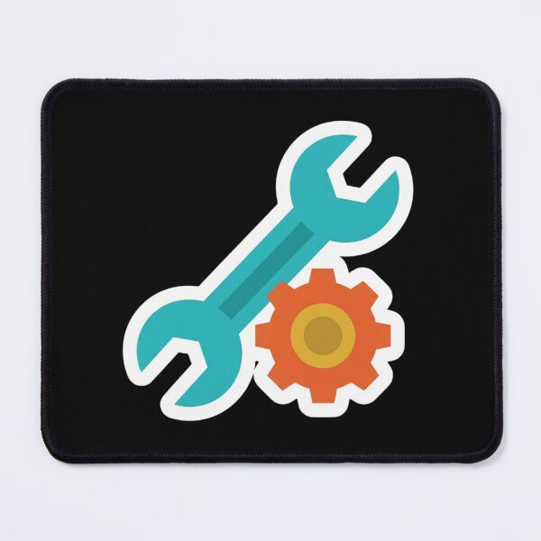 Item preview, Mechanic Wrench And Gear Tool Symbol    designed and sold by bvdesignart.