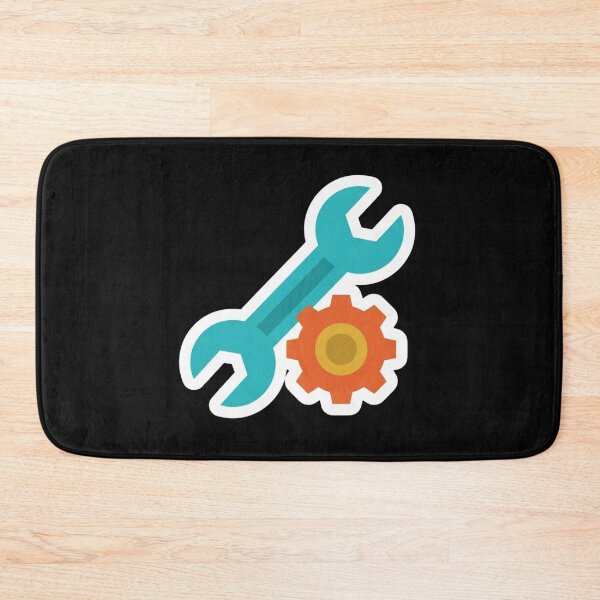 Item preview, Mechanic Wrench And Gear Tool Symbol    designed and sold by bvdesignart.