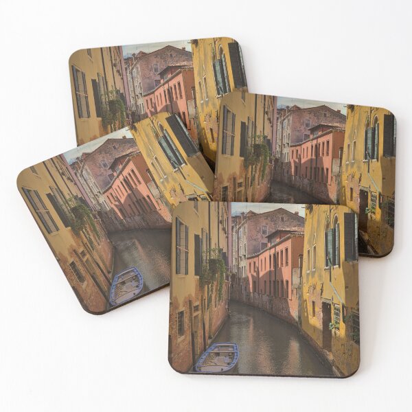 Item preview, Peaceful Water Canal In Venice Framed By Historic Buildings    designed and sold by Russone.