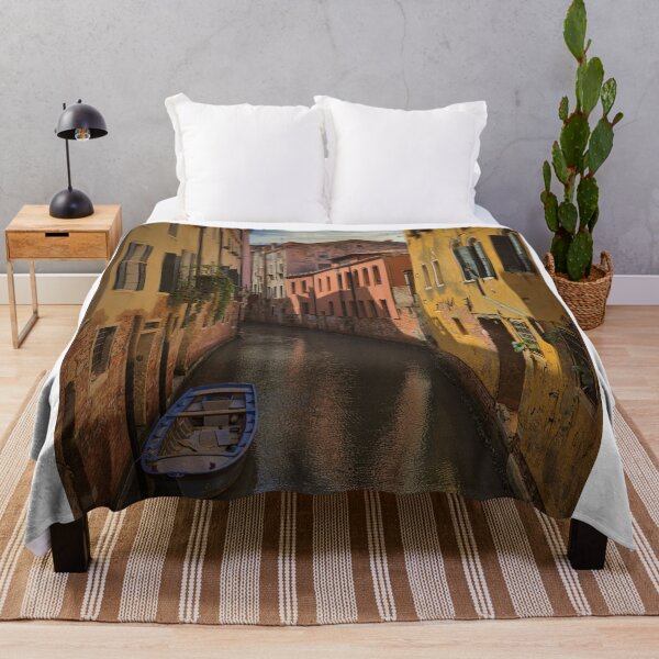 Item preview, Peaceful Water Canal In Venice Framed By Historic Buildings designed and sold by Russone.