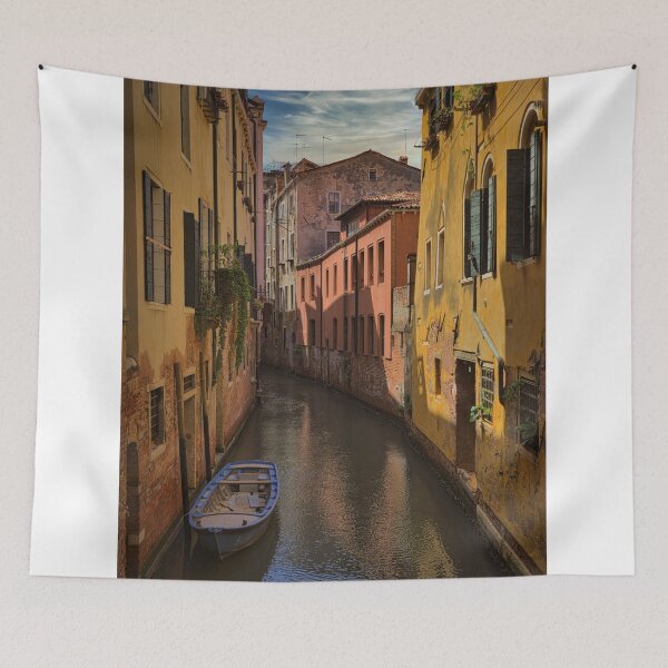 Item preview, Peaceful Water Canal In Venice Framed By Historic Buildings    designed and sold by Russone.