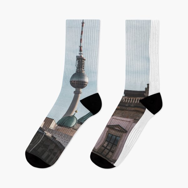 Item preview, Berlin Television Tower And Cathedral Dome Rising Over City Architecture    designed and sold by Russone.