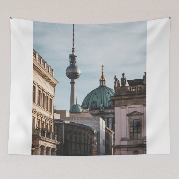Item preview, Berlin Television Tower And Cathedral Dome Rising Over City Architecture    designed and sold by Russone.