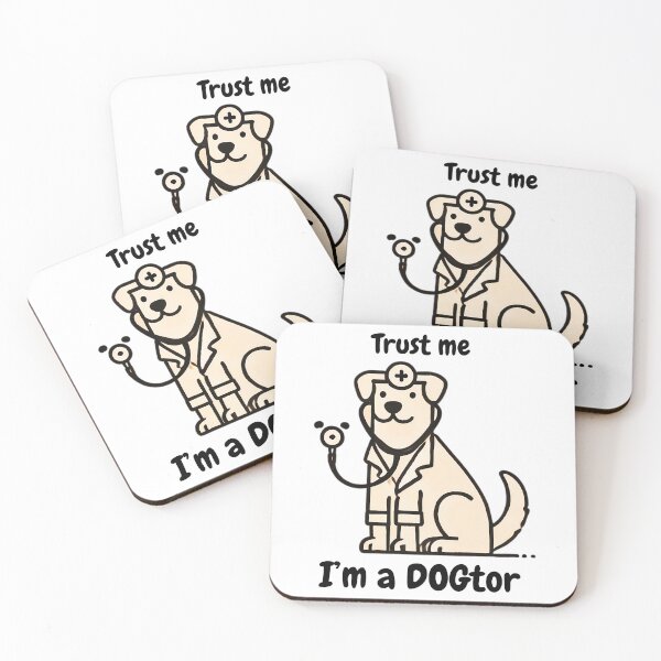 Item preview, Trust Me I'M Dogtor Funny Dog Gifts designed and sold by TennesseeHendo.