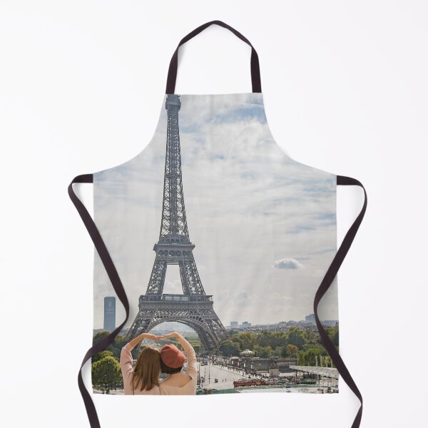 Item preview, Two Female Friends Making Heart Shape In Front Of Eiffel Tower designed and sold by Russone.