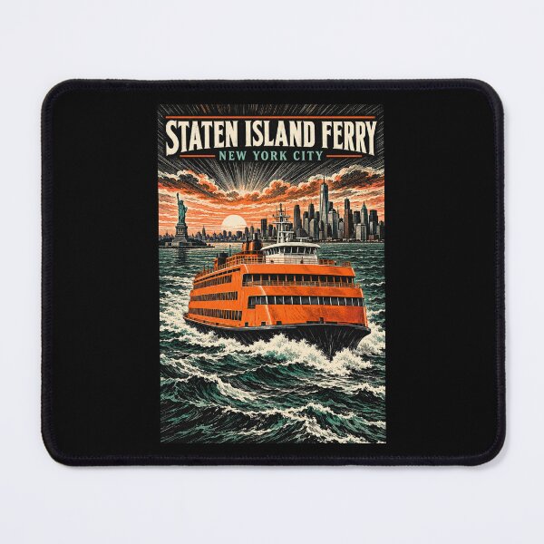 Item preview, Staten Island Ferry - NYC designed and sold by GoodOldVintage.