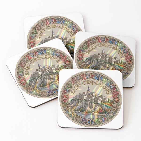 Item preview, Saint Cirq Lapopie France Cliff Village River Lot Embroidered Patch Sticker designed and sold by Imaginarium of Chaos falcon88 .