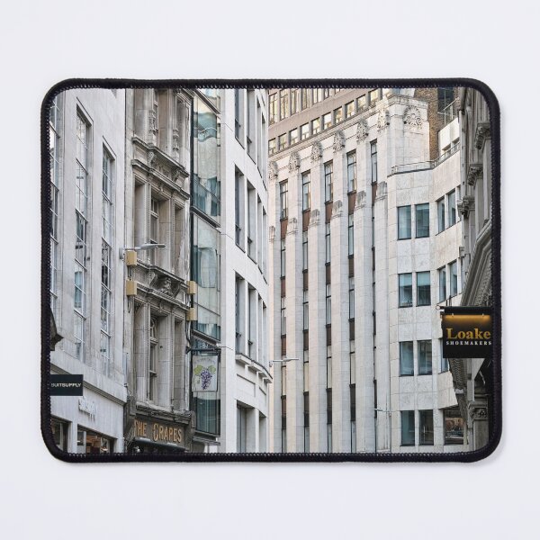Item preview, Pedestrians Walking Through Narrow City Street In Financial District designed and sold by Russone.