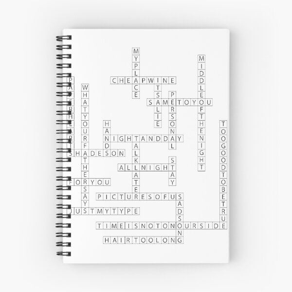 Item preview, Night and Day Crossword Puzzle Design for Word Game Lovers designed and sold by Unwind Today.
