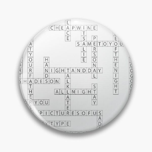 Item preview, Night and Day Crossword Puzzle Design for Word Game Lovers designed and sold by Unwind Today.