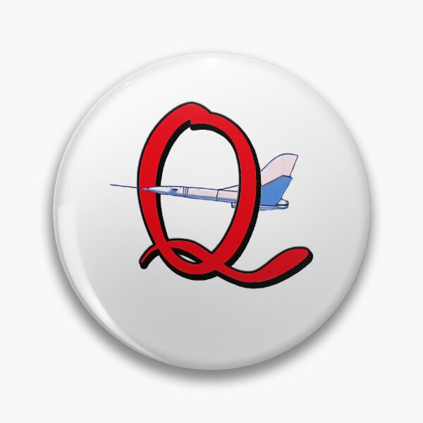 Item preview, Red Letter Q Jet Plane designed and sold by justbesmart11.
