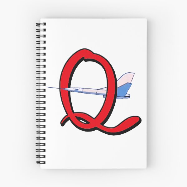 Item preview, Red Letter Q Jet Plane designed and sold by justbesmart11.