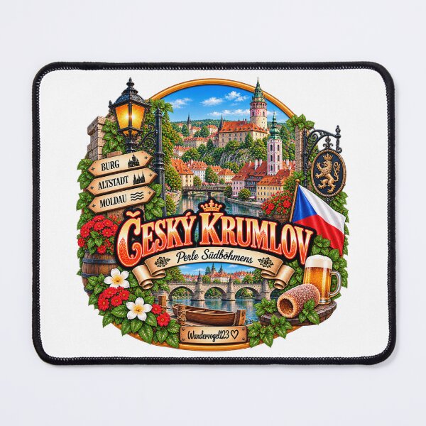Item preview, Český Krumlov Czech Republic – Old Town Castle & Vltava designed and sold by Wandervogel123.