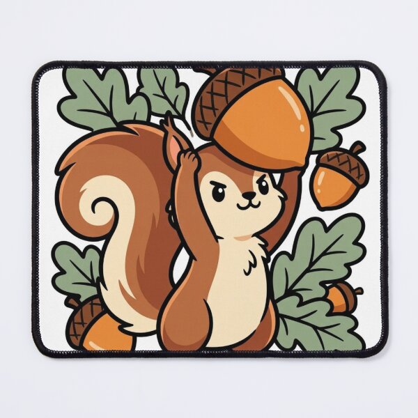 Item preview, Cute Squirrel Holding Giant Acorn designed and sold by Elhocinr.