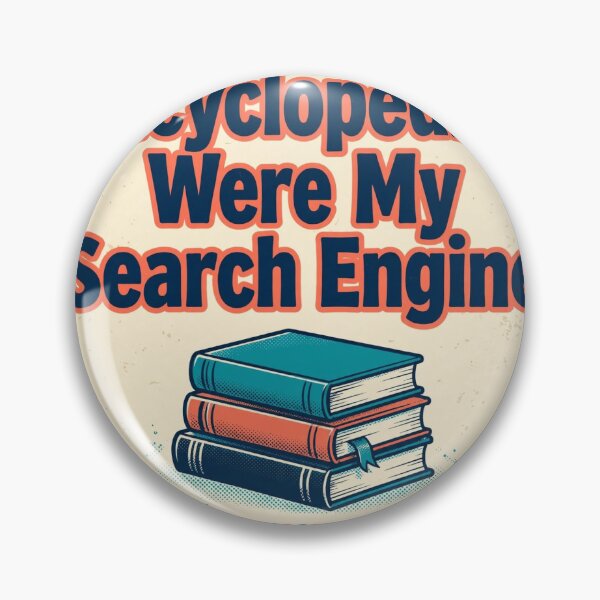 Item preview, Encyclopedias Were My Search Engine Funny Retro Book Gift designed and sold by Crandaaj.
