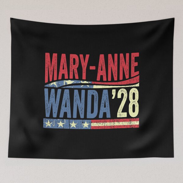Item preview, Vintage Mary Anne and Wanda for President Country Music designed and sold by PartyFam.