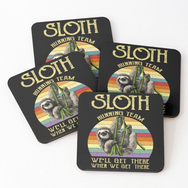 Item preview, Vintage Sloth Running Team We Ll Get There Funny designed and sold by eiliyahm-cclur.