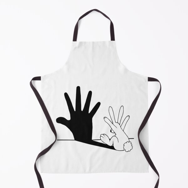 Item preview, Hand Shadow Bunny Reflection Illustration designed and sold by justbesmart11.