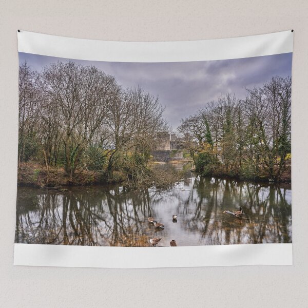 Item preview, Caerphilly Castle Dawn Reflection designed and sold by VnGphoto.
