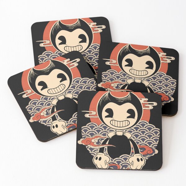 Item preview, Bendy Bendy and the Ink Machine Ukiyo-e Video Game Anime Shirt designed and sold by Senpaiwaves.