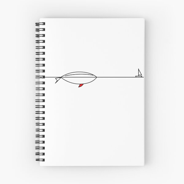Item preview, Leaf Fish Minimal Lineart Sea Sailboat designed and sold by Matzi-MV.