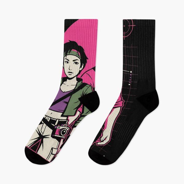 Item preview, Jade and Pey'j Beyond Good and Evil Techwear Gamer Graphic Tee designed and sold by Senpaiwaves.
