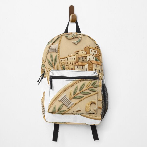 Item preview, Seguret France Provence Stone Hillside Village Olive Embroidered Patch Sticker designed and sold by Imaginarium of Chaos falcon88 .