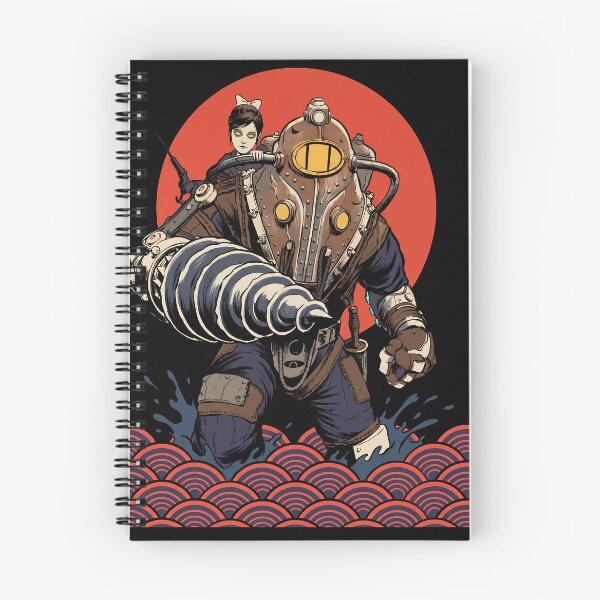 Item preview, Subject Delta Bioshock 2 Ukiyo-e Gamer Graphic Tee designed and sold by Senpaiwaves.