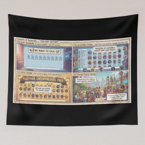 Item preview, THE POWER OF COMMUNITY designed and sold by Mianku | Für das Leben.