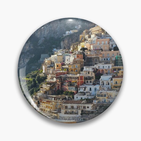 Item preview, Positano Village On Cliffside Along Amalfi Coast    designed and sold by Christorn.