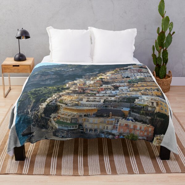 Item preview, Positano Village On Cliffside Along Amalfi Coast    designed and sold by Christorn.